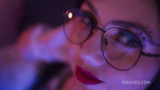 Lewd paramour piss his wench's and ass fuck her, and she gets cumshot.
