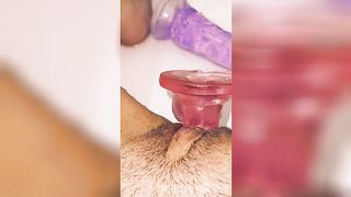 hot beauty AngelSmit masturbates in the bathroom?. I finished 2 times.? your cock will be wet, I bet? ??