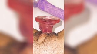 hot beauty AngelSmit masturbates in the bathroom?. I finished 2 times.? your cock will be wet, I bet? ??