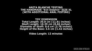 Anita Blanche Testing The Handmade Dolphin Size XL (With Additional Anal Fisting) TWT194