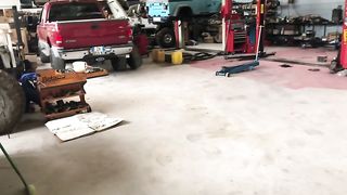 I went to the workshop to break the mechanic's ass