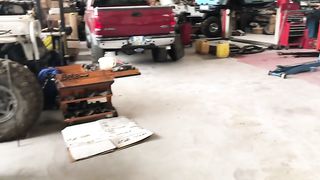 I went to the workshop to break the mechanic's ass