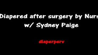 DIAPERED AFTER SURGERY MESSING AND CUMMING