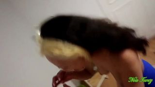 SANTORO WAKES HER UP WITH HIS COCK IN HER MOUTH