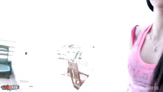 Kevin in a trio with Tania Kiss and Charlie Lee at Cap d'Agde