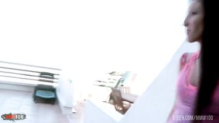 Kevin in a trio with Tania Kiss and Charlie Lee at Cap d'Agde