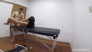 quiropraxista me comeu na maca