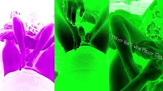 WORKING OUT STEP-DADS BWC WITH MY BEAUTIFUL FEET TILL HE CUMS FOR ME