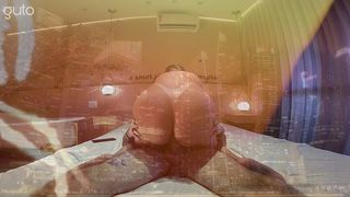 BIG ASS BITCH WITH TAN LINES RIDING A THICK COCK UNTIL CREAMPIE ALL OVER HER PUSSY...