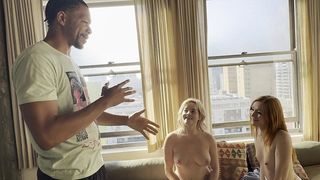 2 TINY WHITE GIRLS TAKE ON GIANT BBC