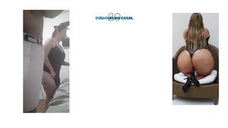 MILK IN THE MOUTH OF A HOT GIRLFRIEND.