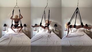 PLAYING IN MY SEX SWING