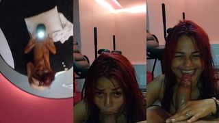 DANCING SEDUCING AND BLOWJOBBING THE BIG COCK BOY