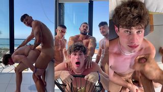 SURUBA COM O GRINGO ( COM FABUS,ALEX GRANT E DIEGO MINEIRO) - COMPLETO