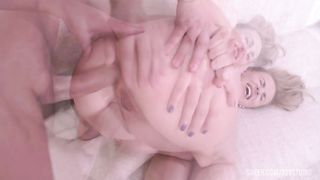 Afina tries hard assfucked - Cum on face - Big ass