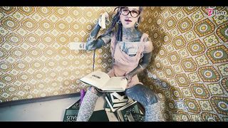 ANAL gapes and PISS on books and TOYS - PEE, ANAL, ATM, Toys (goth, punk, alt porn) ZF060