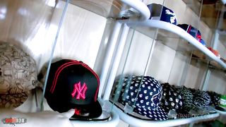 Casting of a young natural bigtits asian babe