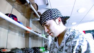 Casting of a young natural bigtits asian babe