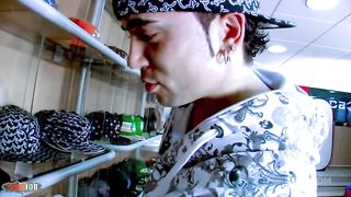 Casting of a young natural bigtits asian babe