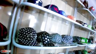 Casting of a young natural bigtits asian babe