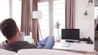 Slutty stepdaughter Melody Mae Finally Gets Rough Pounding By Her Hung Stepdad