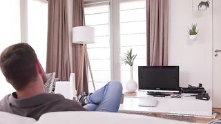 Slutty stepdaughter Melody Mae Finally Gets Rough Pounding By Her Hung Stepdad