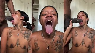 SEXY CHICK DOES INTERVIEW THEN DEEP THROATS BBC FULL VIDEO!