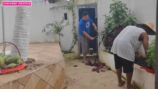 tinha muita desejo de saber como era uma dp aproveitei meu dois funcionarios para realizar o meu desejo