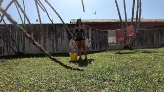 FODENDO NO QUINTAL DA MINHA SOGRA