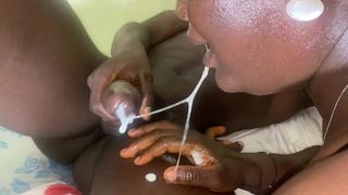 CHUBBY BITCH SOAKED IN CUMLOADS