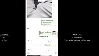 O fetiche dele e me ver com o short marcando meu brinquedo