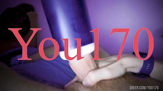 My cock was toy fucked until he cum