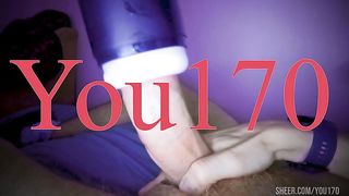 My cock was toy fucked until he cum