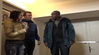 SEXY WIFE LENA DARK MAKES CUCK EAT HER POST ANAL BBC CREAMPIE DTW3529