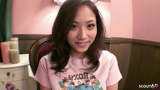 ASIAN TEEN WATCH MASTURBATE AND TALK TO FIRST TIME BLOWJOB AND CUM SWALLOW