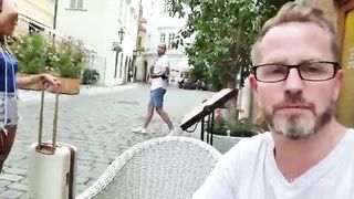Silvia Dellai hard anal fuck by tourist Paul Stalker- dildo play, gape, rough sex
