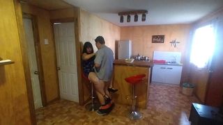 I GO TO VISIT MY STEPFATHER S HOUSE AND FIND MY STEPMOTHER ALONE, I TAKE THE OPPORTUNITY TO FUCK HER