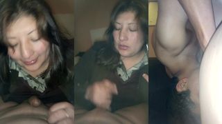 SE LO CHUPO RICO Y SE LO TRAGO TODO