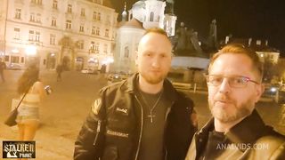 [DRY] Awesome 0% Pussy session for Linda Del Sol by 2 stalking tourists, Rough Sloppy face fucking, Ball deep anal