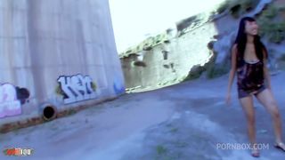 Natural bigtits asian babe gonna have sex with the first guy she finds