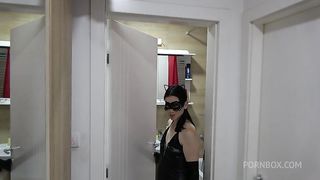 Hot catwoman fuck with slave