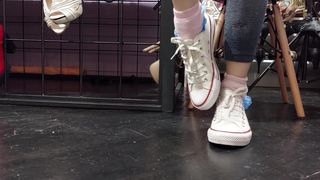 Two pairs of socks and sweaty feet