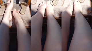 GRETALA - FLASH PIEDI GAMBE IN GIARDINO