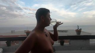 COMPILATION OF DRINKING PISS FROM GLASS #3