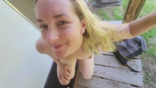 DAYLIGHT DESIRE: FROM COUCH TEASE TO OUTDOOR SEX