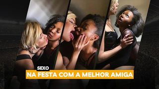 DUAS AMIGAS FAZEM SEXO ENQUANTO SE VESTEM PARA FESTA DE MUSICA ELETRONICA