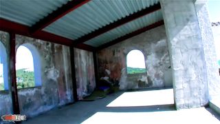 Skinny babe Gabrielle Neva gets ass fucked at the beach