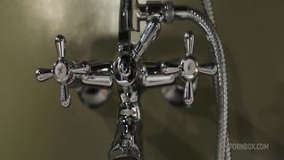 Hot Babes In the Tub - Busty Lesbian Sluts Simony Diamond & Jarushka Ross Stuff Their Holes