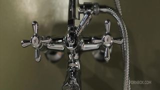 Hot Babes In the Tub - Busty Lesbian Sluts Simony Diamond & Jarushka Ross Stuff Their Holes