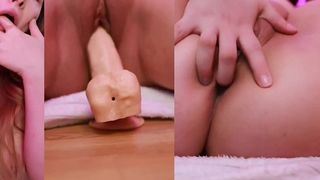 SWEET PUSSY CUMS GIRL JERKS PUSSY